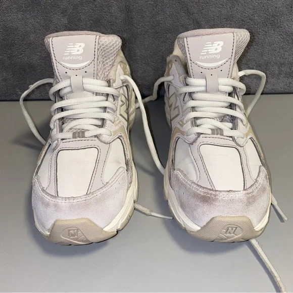 New Balance 530 Sneakers Men’s Size 5.5 White Gray - Picture 5 of 13